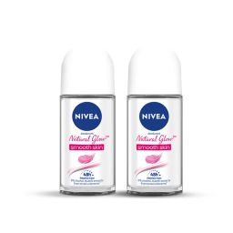 NIVEA Women Deodorant Roll On- Natural Glow Smooth Skin (Set Of 2)-picture-18