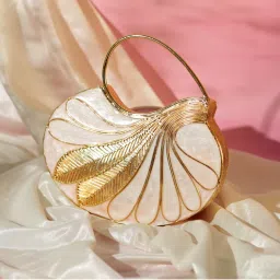 THE TAN CLAN Saniya Embellished Mother of Pearl Clutch-picture-16