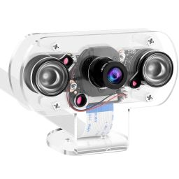 Raspberry Pi 4B Camera IR Camera Module With Holder and Cable IR Camera Module 75 Degree 5MP OV5647 Webcam Automatically Switching Between Day Vision and Night Visio For Raspberry Pi 4B 3B+ 2B+ Zero and Zero W - RS2843Raspberry Pi 4B Camera IR Camera Module With Holder and Cable IR Camera Module 75 Degree 5MP OV5647 Webcam Automatically Switching Between Day Vision and Night Visio For Raspberry Pi 4B 3B+ 2B+ Zero and Zero W - RS2843 image 1
