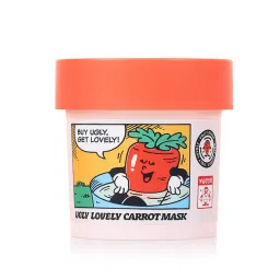 The Face Shop Vegan Ugly Lovely Carrot Sleeping Mask - Korean Moisturizer with Panthenol & Vitamin E-picture-9