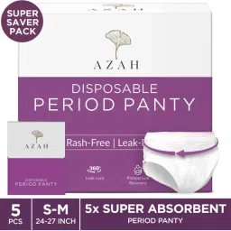 AZAH Period Panty Pad , 5X Super Absorbent Panties ,XL-XXL (36-37 inch) , Pack of 5-picture-7