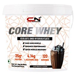 Core Nutrition Core Whey Isolate and Hydrolysate, 8.8 lb Cafe Mocha-image-29