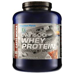 Nutrition Planet Davisco Whey Protein with Added DigeZyme,  4 lb  Caffe Mocha -4