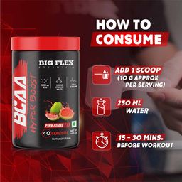 Big Flex Essential BCAA Hyperboost,  0.88 lb  40 Servings  Pink Guava  image 1