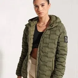 Expedition Down Windbreaker Quilted Hooded Jacket-image-42