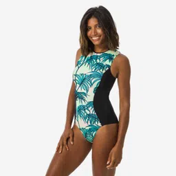 olaian Womens One Piece Surfing Swimsuit Carla Presana-picture-31