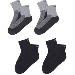 AIR GARB Pack Of 4 Colourblocked Ankle Length Socks-29