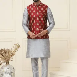 SOJANYA Men Regular Kurta with Churidar-picture-47