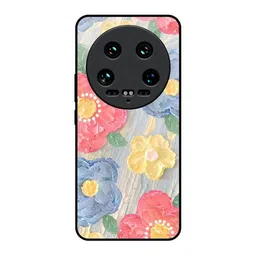QRIOH Floral Printed Mi 14 Ultra 5G Silicone Back Case-picture-34