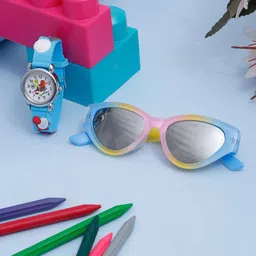 Stoln Girls Grey Lens & Blue Cateye Sunglasses with-40