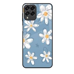 QRIOH Floral Printed Samsung Galaxy M53 5G Silicone Back Case-image-36