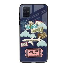 QRIOH Floral Printed Samsung Galaxy A71 Back Case Mobile Accessories-picture-47