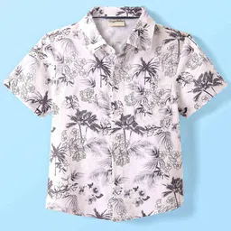 CrayonFlakes Boys Floral Printed Casual Shirt-53