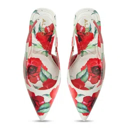 ALDO Printed Kitten Peep Toes with Bows image 3