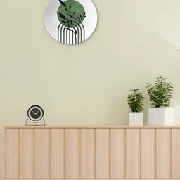 THE QUIRKY HOME White & Green Boho Printed Ceramic Premium Decorative Wall Decor-21