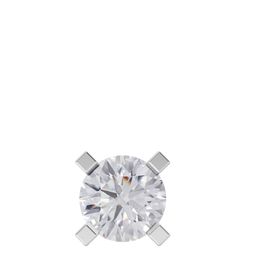 Sparkles Lab Grown Diamond 0.10 Carat Round Shape Solitaire Nose Pin 14K White Gold-image-95