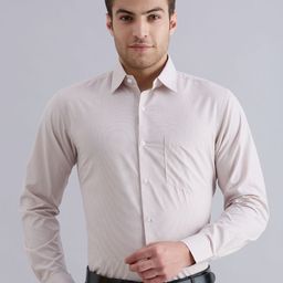 INVICTUS Men India Slim Fit Textured Spread Collar Formal Shirt-image-26