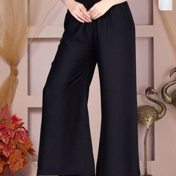 Vivika Women 2 Flared Palazzos-image-52