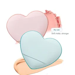 Facejewel 4in1 Makeup Brush With Mini Heart & Mini Sponge Puff image 3