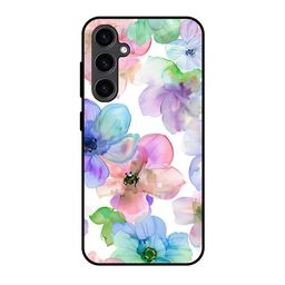 QRIOH Floral Printed Sleek & Lightweight Silicone Samsung Galaxy S23 FE 5G Back Case-image-62