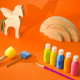 Playbox Wooden Unicorn Rainbow DIY Kit Toys-picture-41