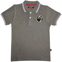 Killer Boys Solid Polo Collar Cotton T-shirt-image-43