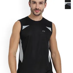 FTX Pack Of 3 Colourblocked Dry-Fit Round Neck Gym Vests 709-2_709-6_709-12-S-image-23