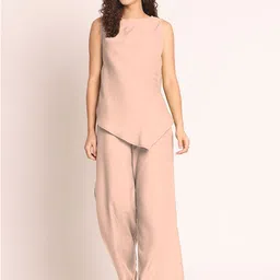EROTISSCH Women Pink Top With Trousers Co-Ords-picture-52