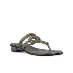Inc 5 Women Embellished Ethnic Block Sandals-35