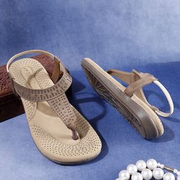 TRASE Women T-Strap Flats with Bows-image-94