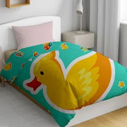 HOME PLUS STUDIOS Green Cartoon Characters Mild Winter 150 GSM Breathable Single Bed Dohar-picture-6