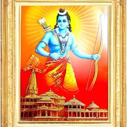 SUNINOW Yellow & Red Religious Wooden Wall Art-image-58