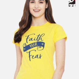 Dreambe Women Typography Printed T-shirt-picture-31