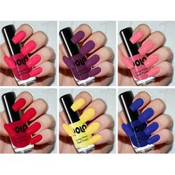 VOLO Set Of 6 Color Rich Toxic Free Nail Polish-6 ml Each-57