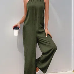 StyleCast Women Halter Neck Basic Jumpsuit-picture-54