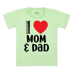 Arvesa Kids Typography Printed Applique T-shirt-38
