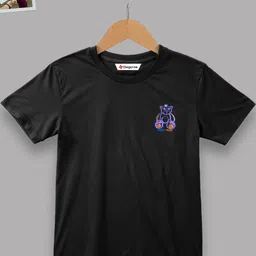 Dagcros Boys Typography Printed Slim Fit T-shirt-image-54