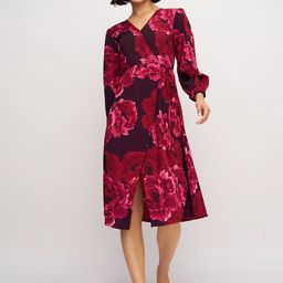 DressBerry Women Floral Printed Wrap Dress-image-30