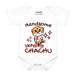 Arvesa Handsome Like Chachu Printed Bodusuit-picture-24
