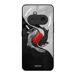 QRIOH Unisex Nothing Phone 3a Quirky Shockproof Glass Back Case-picture-32