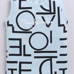 Ginie Boys Typography Printed Cotton T-shirt-image-17