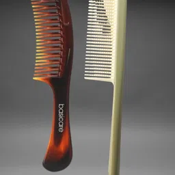 basicare Set Of 2 Wide Teeth Detailing Hair Comb-52