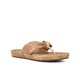 Inc 5 Women Synthetic T-Strap Flats-image-47