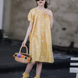 INCLUD Girls Polka Dot Print A-Line Dress-picture-41