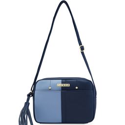 DressBerry X CAPRESE Sabreen Women Blue & Navy Sling Bag -Small-3