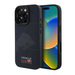 ORACLE REDBULL RACING Geometric Printed iPhone 16 Pro Back Case Mobile Accessories-40