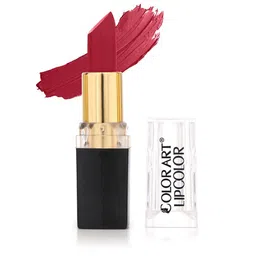 Color Art Glossy Matte Long-Lasting Lipstick - 4 g - C180 Red-image-65