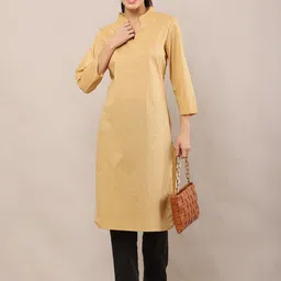NoBarr Mandarin Collar Straight Kurta-58