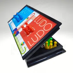 meesaj Magnetic Ludo with Folding Board – Classic Indoor Game Set with Dice & Storage Party & Fun Board Game image 2