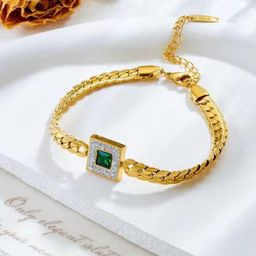 MYKI Women Gold-Plated Wraparound Bracelet-image-64